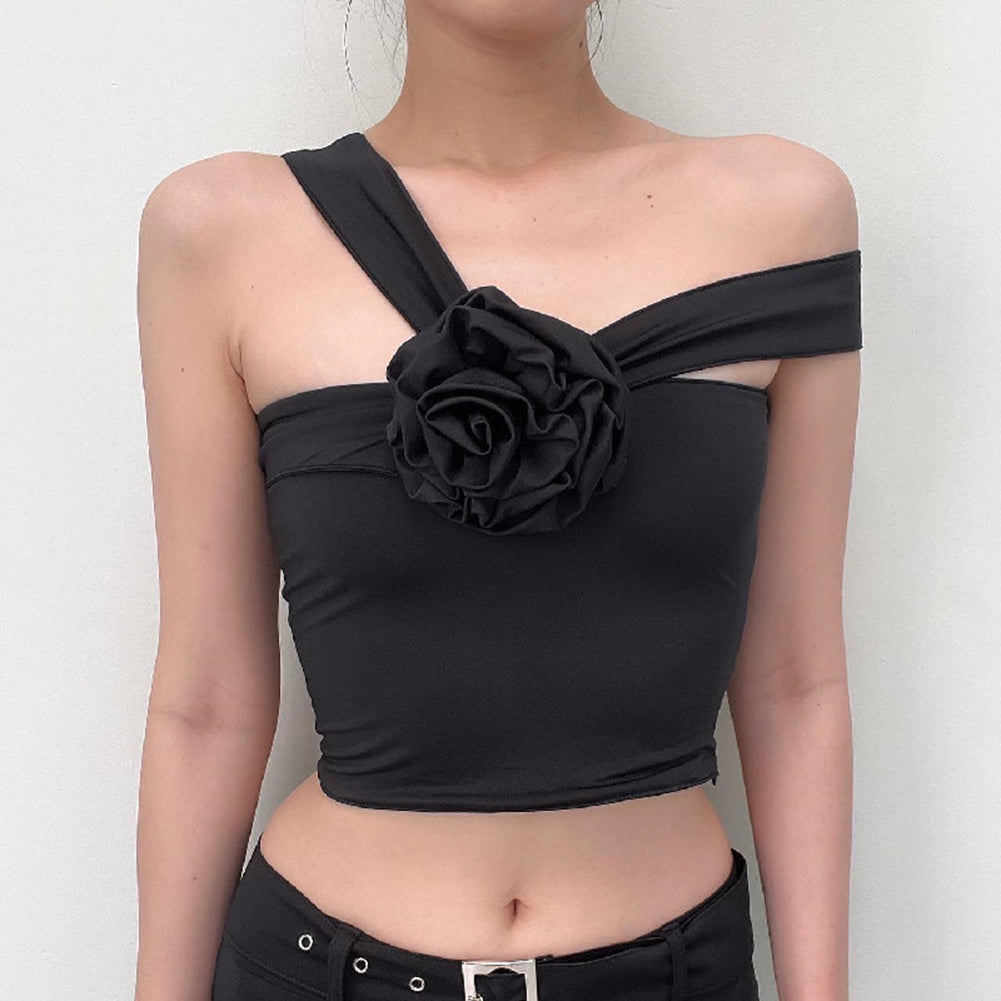 YESFASHION Women Rose Tank Tops Soft Comfortable Breathable