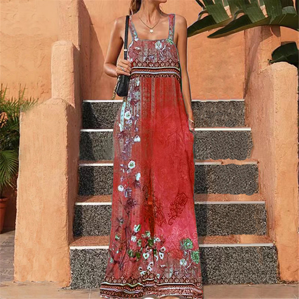 YESFASHION Women Sexy Backless Retro Casual Jumpsuit