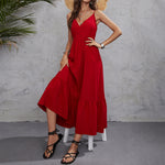 YESFASHION Women Casual Summer High Waist Dress