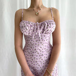 YESFASHION Women Sexy Adjustable Spaghetti Strap Midi Dress