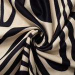 YESFASHION Women Mini Bodycon Contrast Backless Dress