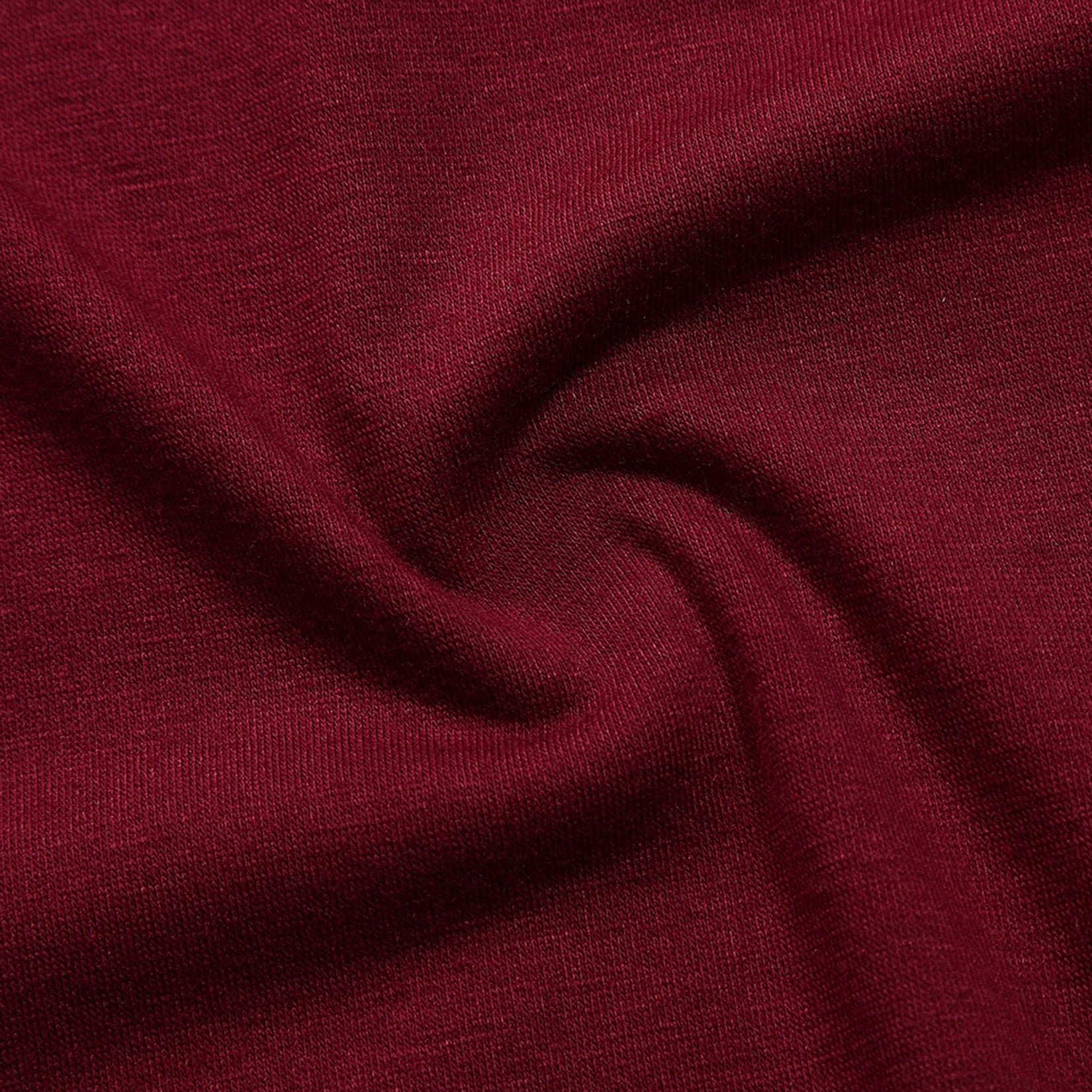 YESFASHION Women V-Neck A-Line Solid Plain Party Casual Mini Dress Wine Red