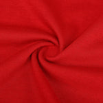 YESFASHION Women V-Neck A-Line Solid Plain Party Casual Mini Dress Red