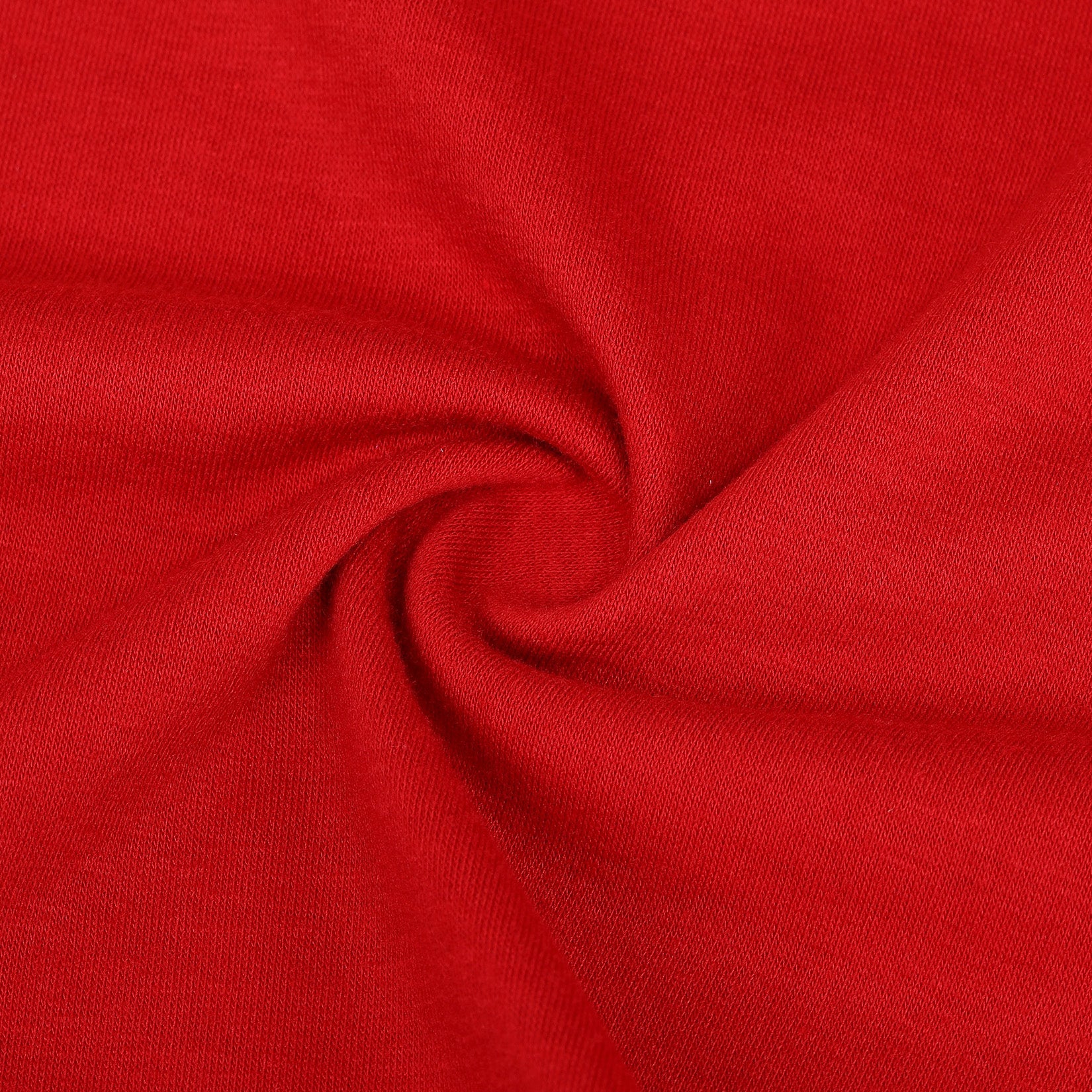 YESFASHION Women V-Neck A-Line Solid Plain Party Casual Mini Dress Red