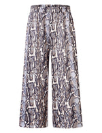 GLORYSUNSHINE Women's Elastic Waist Solid Wide Leg Pants Khaki