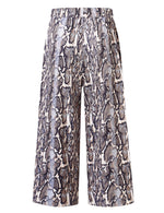 GLORYSUNSHINE Women's Elastic Waist Solid Wide Leg Pants Khaki