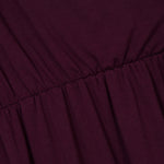 YESFASHION Women V-Neck Business Casual Party Mini Dress