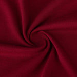 YESFASHION Women's Vneck A-Line Ruffles Cocktail Party Dress Wine Red