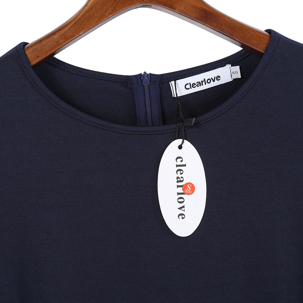 YESFASHION Ladies Cocktail Embroidered A-Line Dress