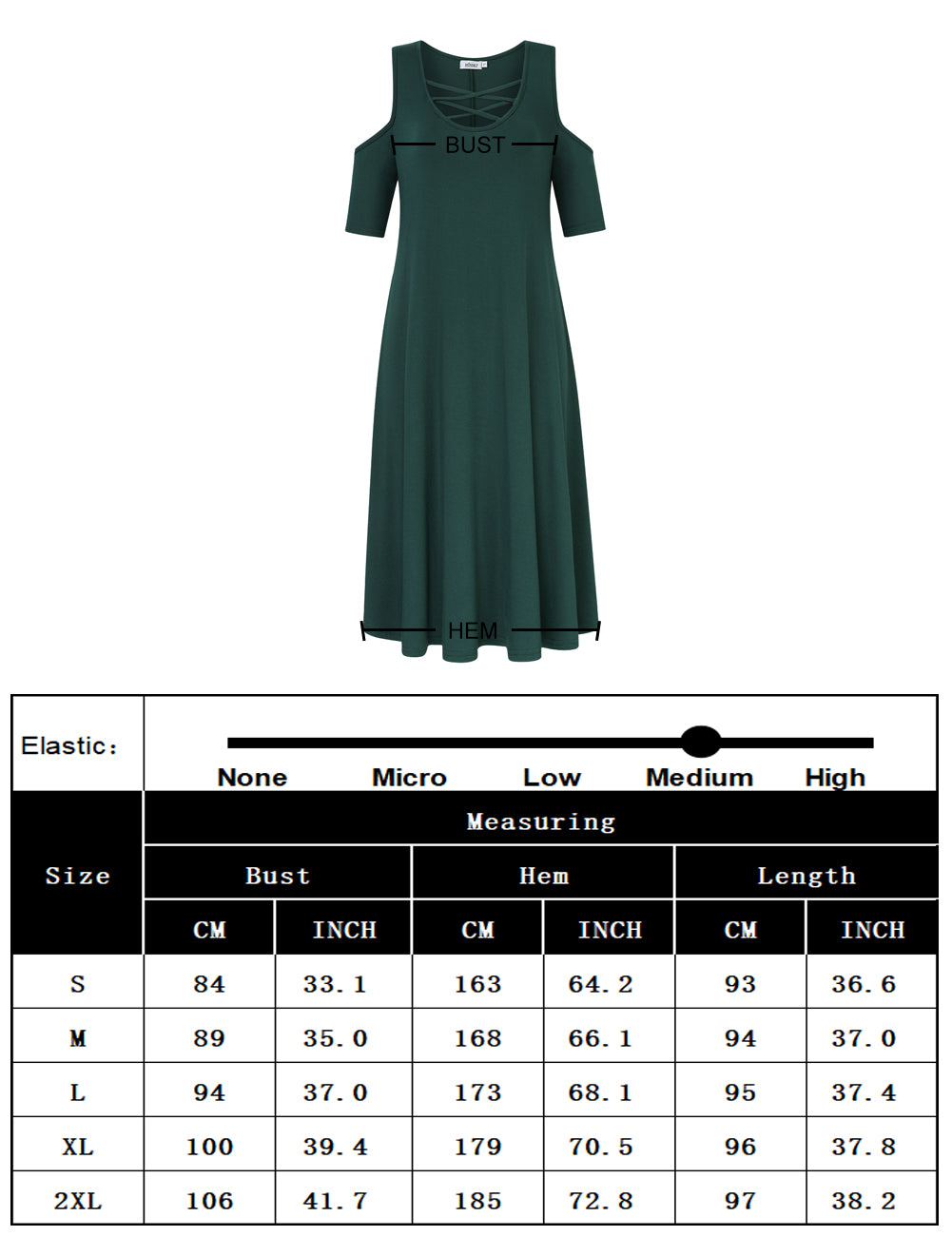 Women's Cold Shoulder Short Sleeve Solid Color Loose Casual Dress