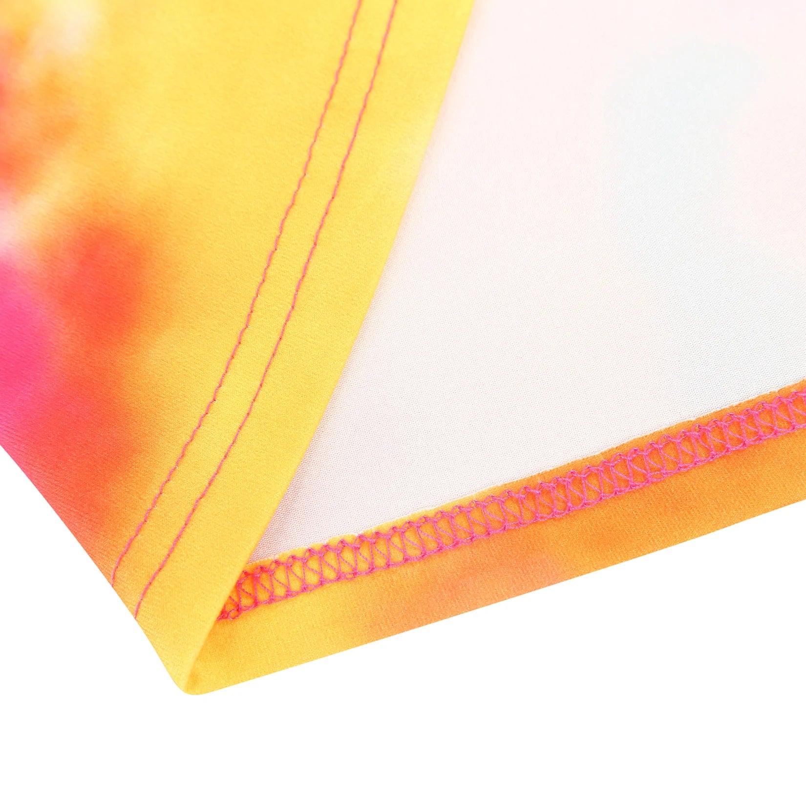 YESFASHION Women V Neck Skating Dress Long Sleeves Printed Casual Dress Rainbow