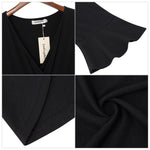 YESFASHION Women's Wrap Dress Fall 3/4 Sleeve Dresses