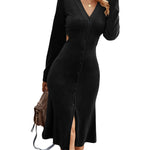 YESFASHION New Dress Slim Dress Temperament