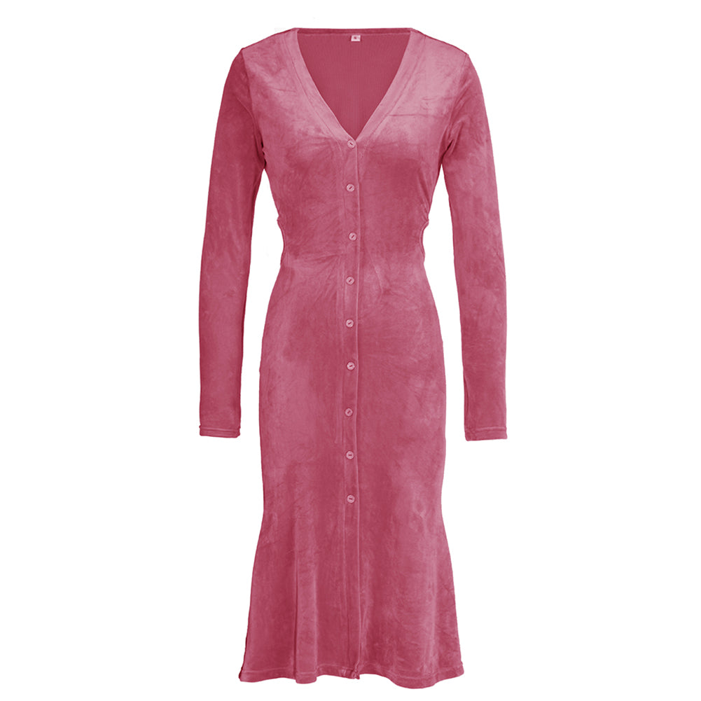 YESFASHION New Dress Slim Dress Temperament