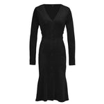 YESFASHION New Dress Slim Dress Temperament