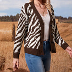 YESFASHION Style Cotton Single Breasted Lace Collar Sweaters Tops