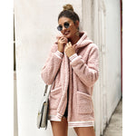 YESFASHION Women Clothing Winter New Hooded Fur Coat Long Tops PBY-0Y05