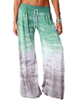 YESFASHION Loose Gradient Pants Yoga Wide Leg Sports Trousers