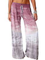 YESFASHION Loose Gradient Pants Yoga Wide Leg Sports Trousers