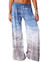 YESFASHION Loose Gradient Pants Yoga Wide Leg Sports Trousers