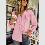 YESFASHION Long-sleeved Comfortable Shirt Four Seasons Tops