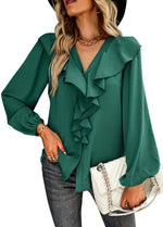 YESFASHION Long-sleeved Comfortable Shirt Four Seasons Tops