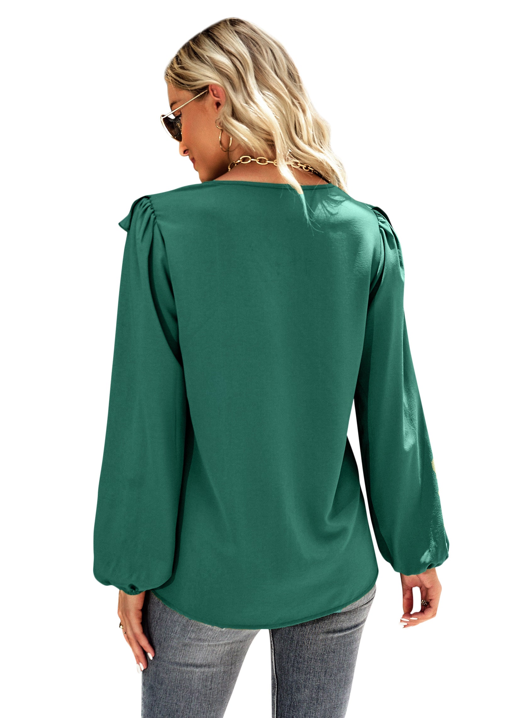 YESFASHION Long-sleeved Comfortable Shirt Four Seasons Tops