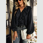 YESFASHION Long-sleeved Comfortable Shirt Four Seasons Tops