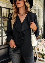 YESFASHION Long-sleeved Comfortable Shirt Four Seasons Tops