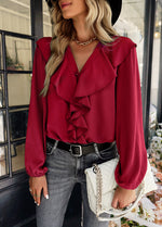 YESFASHION Long-sleeved Comfortable Shirt Four Seasons Tops