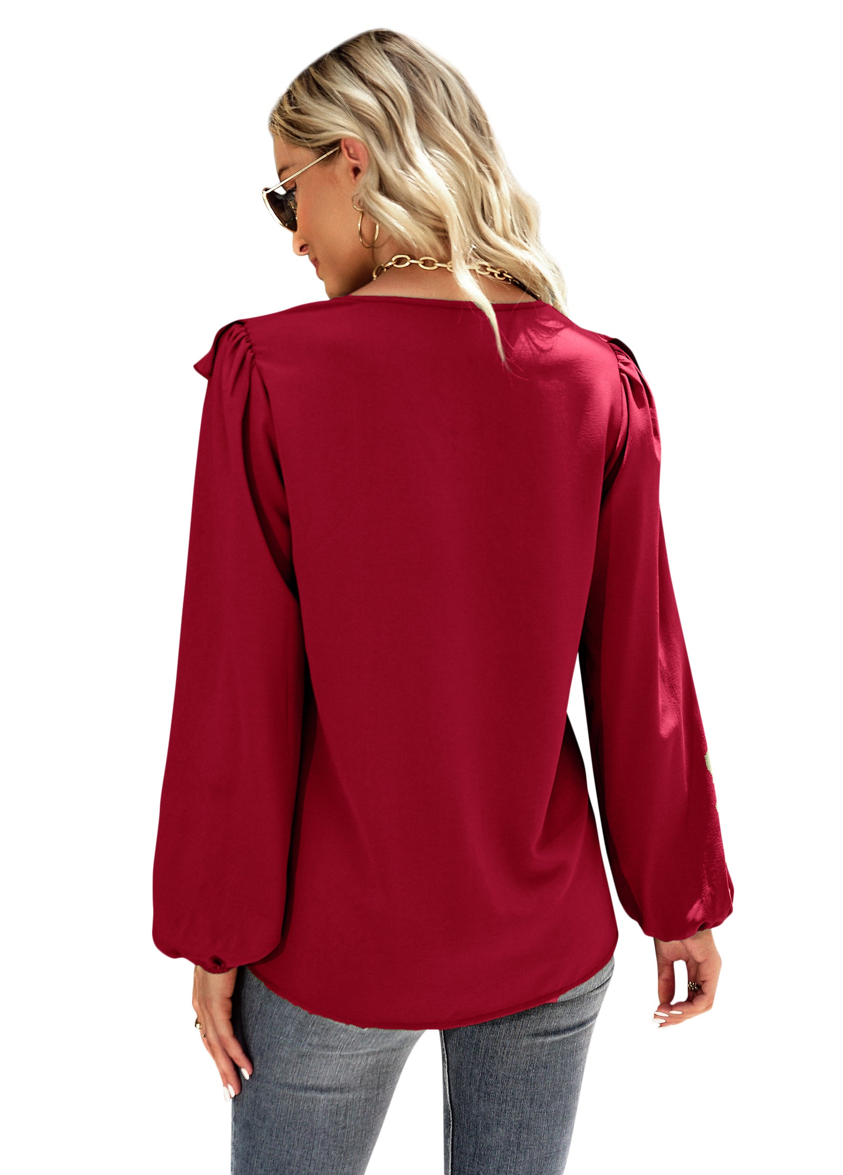 YESFASHION Long-sleeved Comfortable Shirt Four Seasons Tops