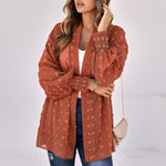 YESFASHION Women's Clothing Thin Cardigan Jacket Tops