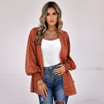 YESFASHION Women's Clothing Thin Cardigan Jacket Tops