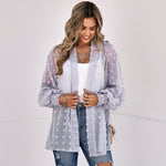 YESFASHION Women's Clothing Thin Cardigan Jacket Tops