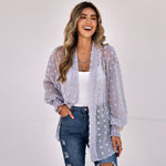 YESFASHION Women's Clothing Thin Cardigan Jacket Tops