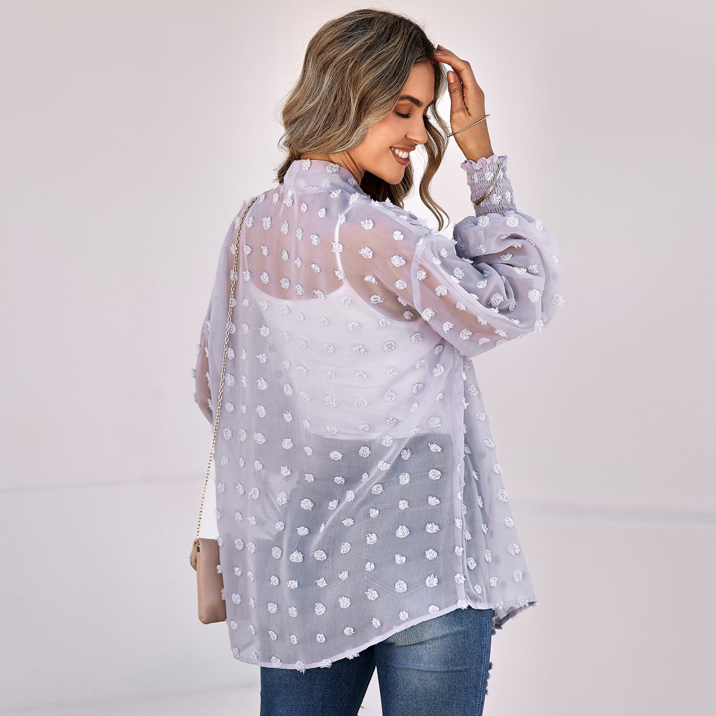 YESFASHION Women's Clothing Thin Cardigan Jacket Tops