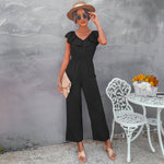 YESFASHION Female Fashionable Waist Slimming Jumpsuit Pants