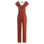 YESFASHION Female Fashionable Waist Slimming Jumpsuit Pants