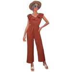 YESFASHION Female Fashionable Waist Slimming Jumpsuit Pants