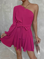 YESFASHION Women Sleeve A-line Large Swing Fashion Casual Dress