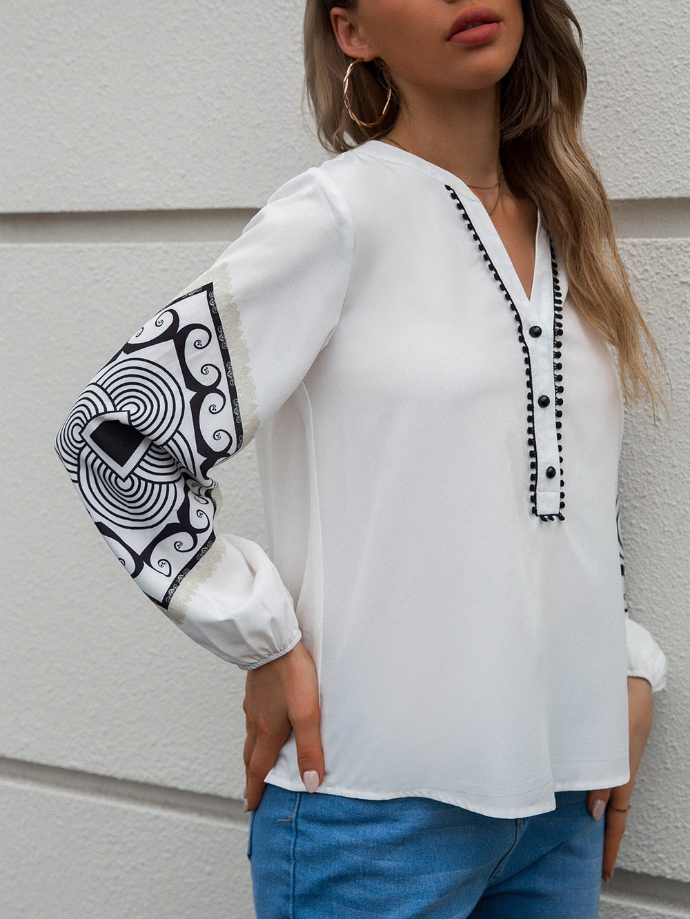 YESFASHION Women White Tops