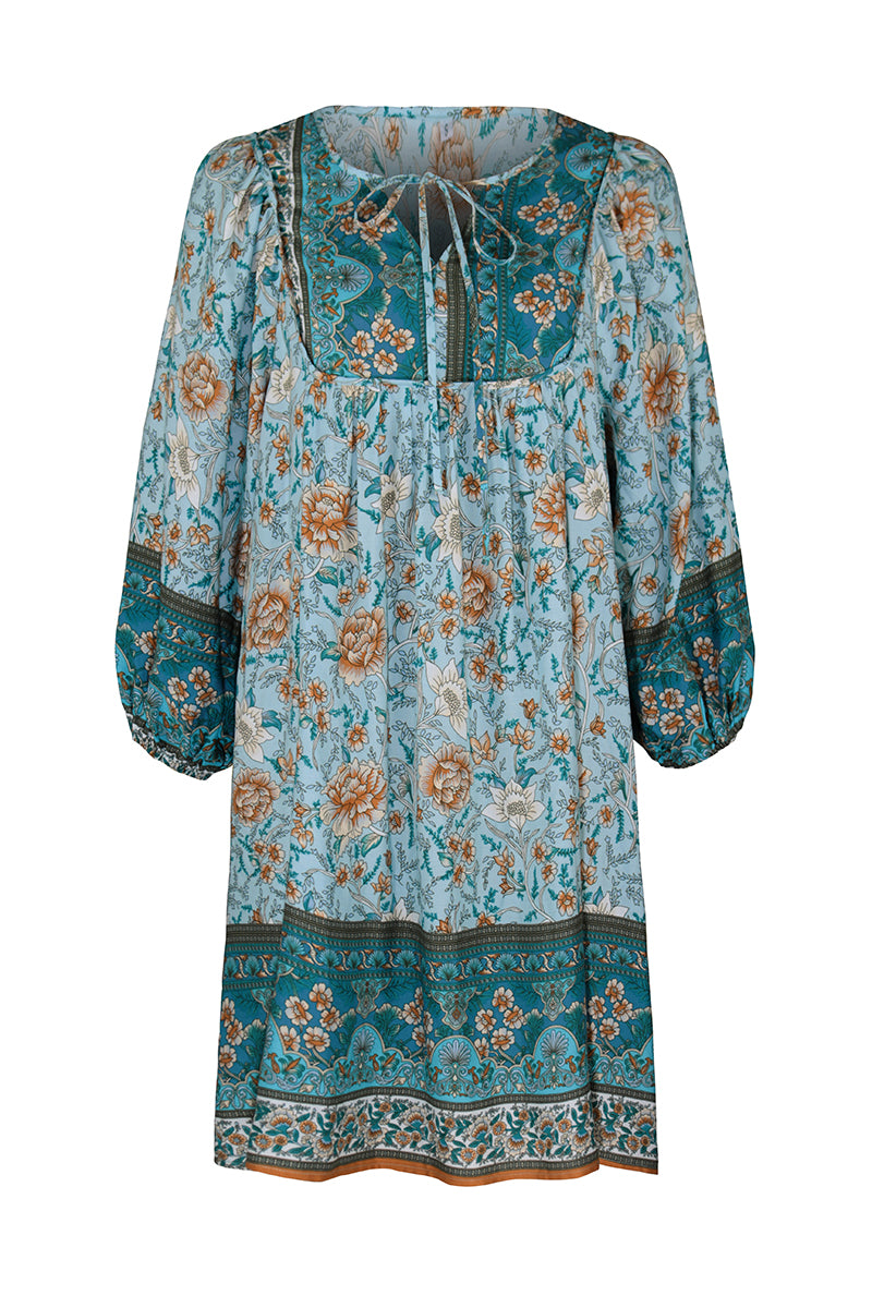 YESFASHION Bohemian Casual Holiday Style Dress Skirt Flower