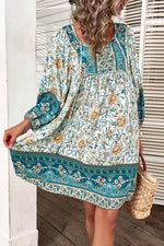 YESFASHION Bohemian Casual Holiday Style Dress Skirt Flower