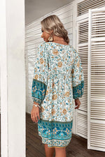 YESFASHION Bohemian Casual Holiday Style Dress Skirt Flower