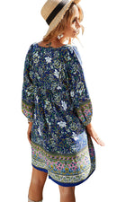 YESFASHION Bohemian Casual Holiday Style Dress Skirt Flower