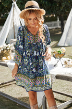 YESFASHION Women Bohemian Dress Summer Loose Skirt