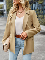 YESFASHION Self-developed And Designed American Station Casual Small Suit 2022 Winter All-match Jacket Professional Formal Women