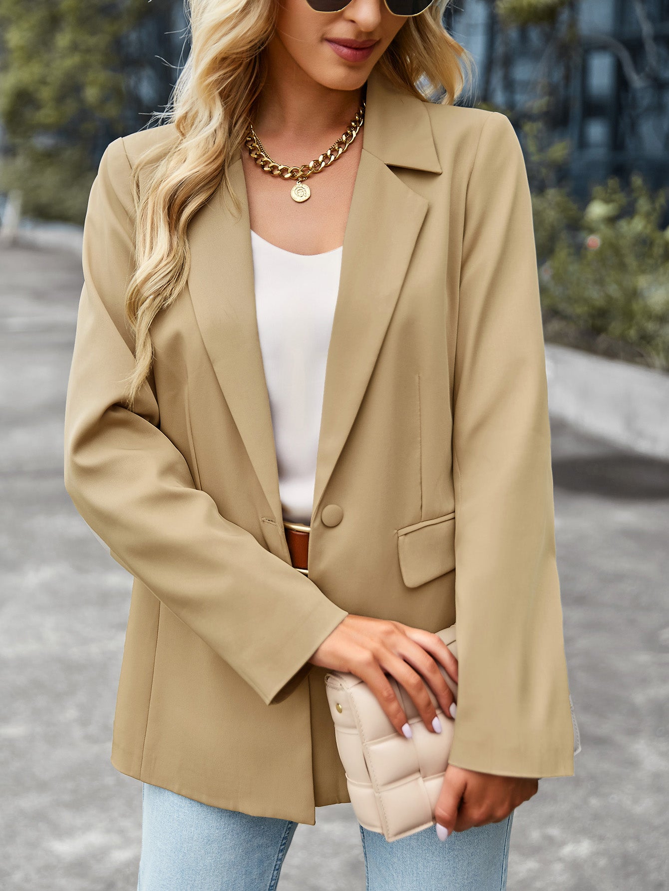 YESFASHION Self-developed And Designed American Station Casual Small Suit 2022 Winter All-match Jacket Professional Formal Women