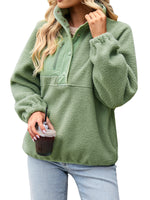 YESFASHION Loose Sports Sweaters Casual Temperament Coat Tops