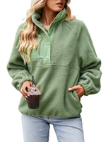 YESFASHION Loose Sports Sweaters Casual Temperament Coat Tops